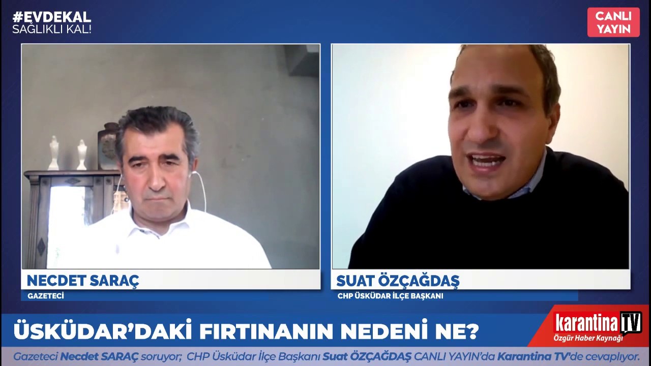 Suat Özçağdaş: Bana saldıranlar bu yayını izlesinler!