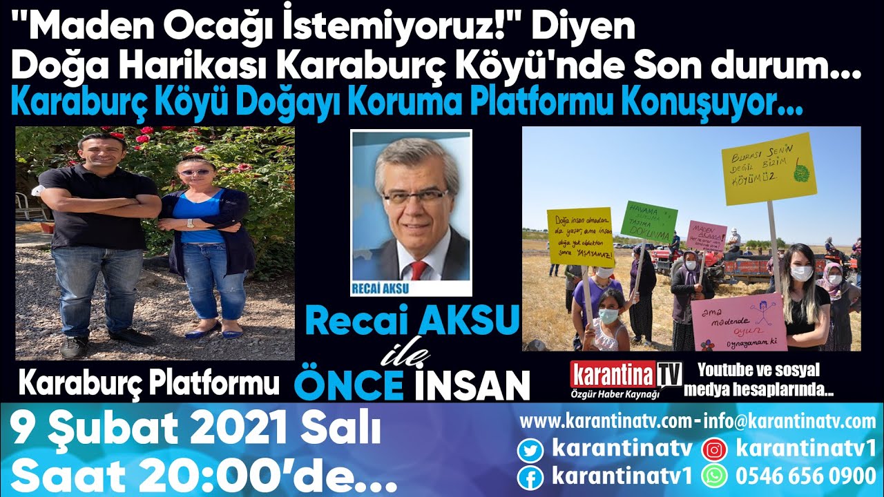 ”Maden Ocağı İstemiyoruz!” Diyen Doğa Harikası Karaburç Köyü