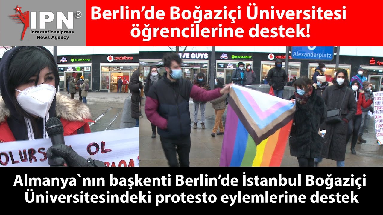 Berlin’de Boğaziçi Üniversitesi öğrencilerine destek!