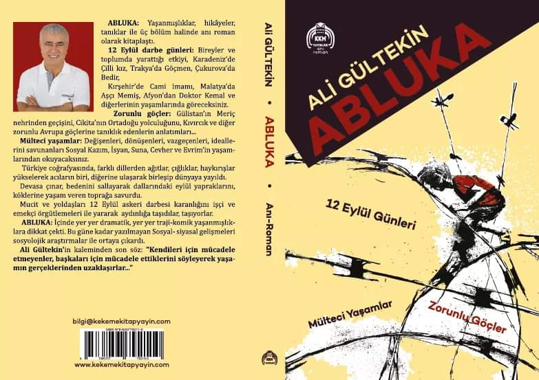 Gazeteci Yazar Ali Gültekin’in ABLUKA adlı romanı kitapçılarda