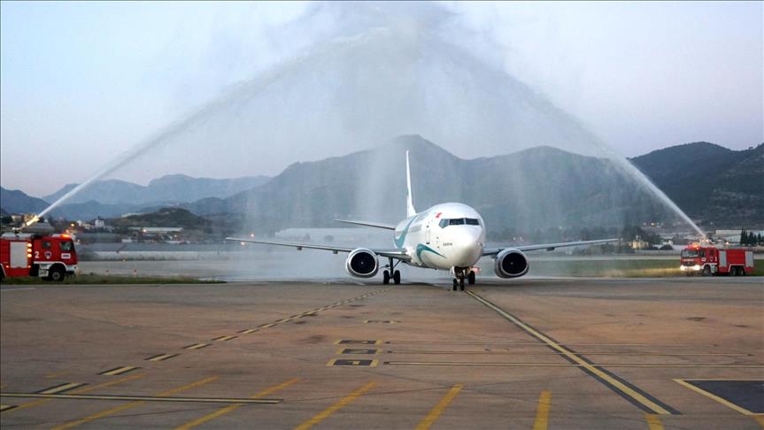 Gazipaşa-Alanya Havalimanı ilk Tahran uçuşunu karşıladı