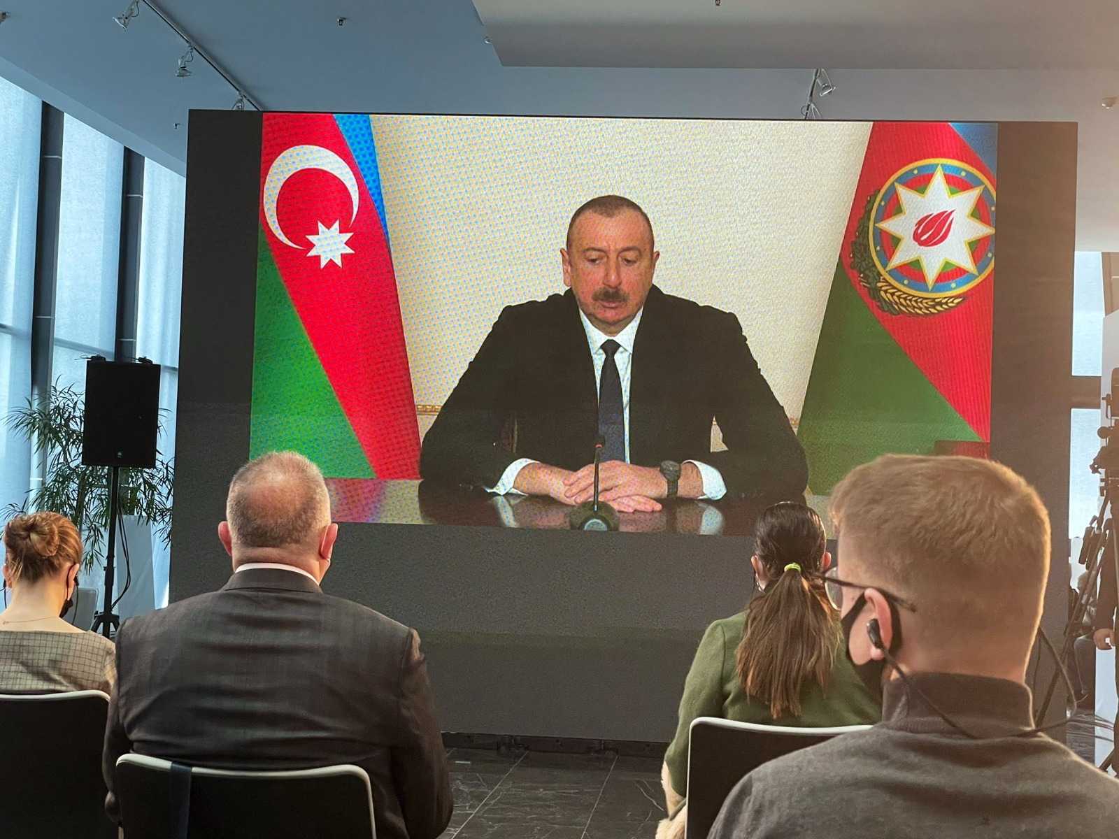 KGK heyeti Aliyev’in 4 saat süren basın toplantısındaydı