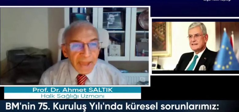 Prof. Dr. Ahmet Saltık: “ Dünya, Birleşmiş Milletler'in çağrısıyla 14 gün karantinaya alınmalı”