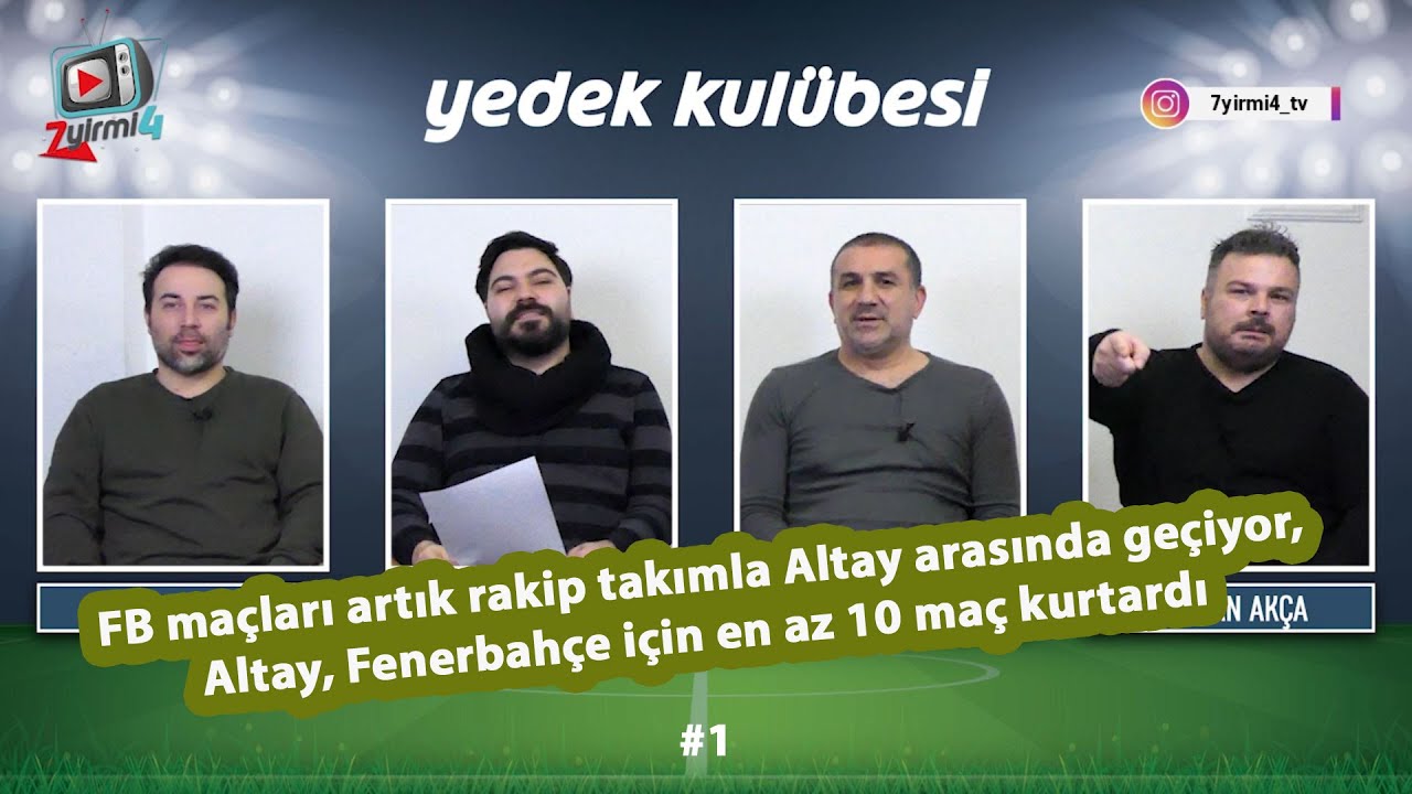 Fenerbahçe’nin maçları rakip ve Altay arasında geçiyor
