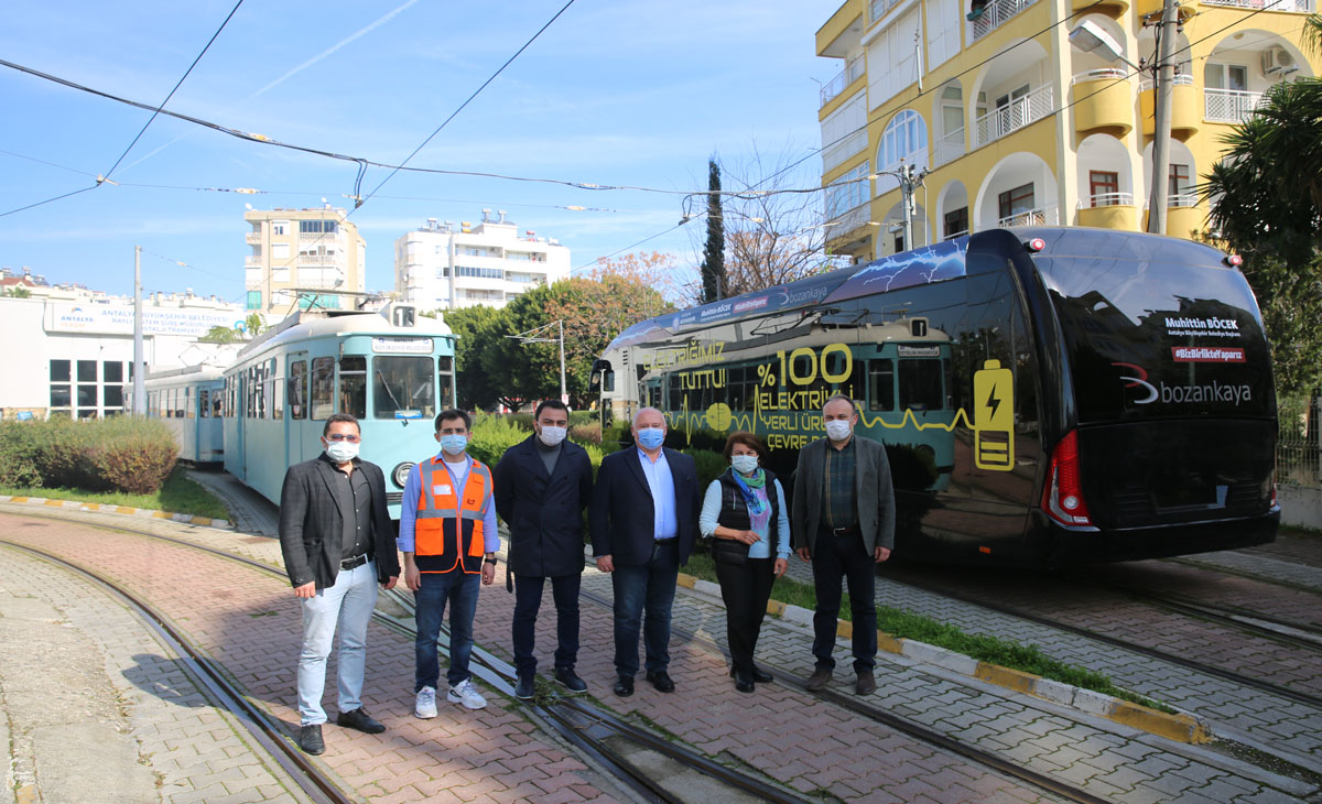 Elektrikli otobüsler Antalya’da test ediliyor