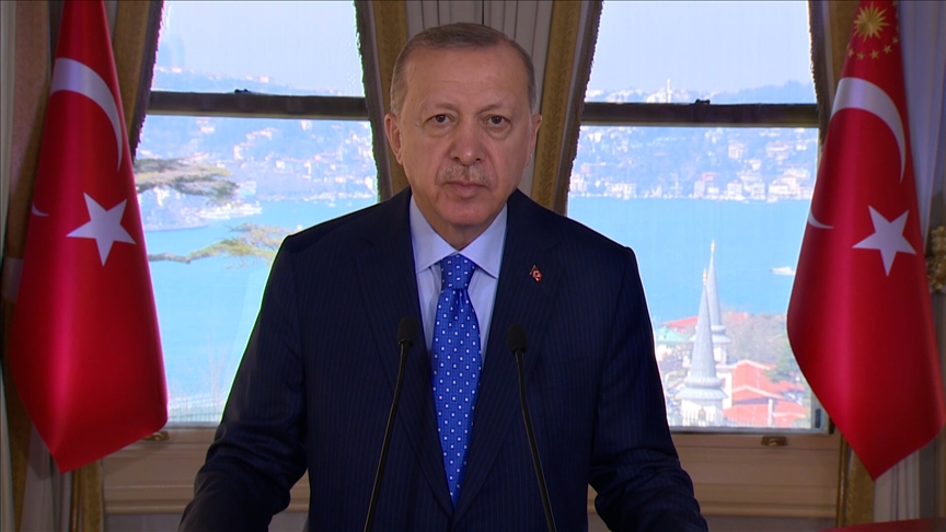 Erdoğan: Kovid-19’a karşı mücadeleyi başarıyla sonuçlandırmakta kararlıyız