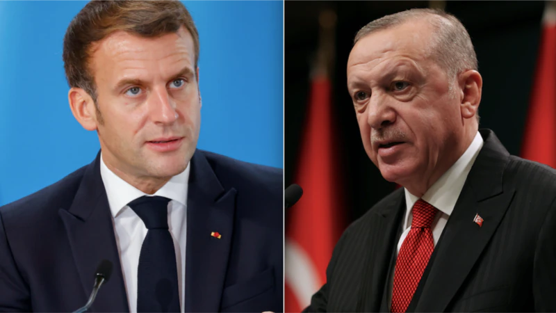 Erdoğan Bu Akşam Macron ile Görüşüyor