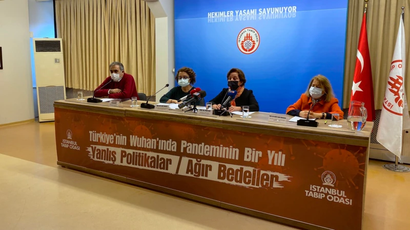 İstanbul Tabip Odası Salgında Geçen Bir Yılı Değerlendirdi