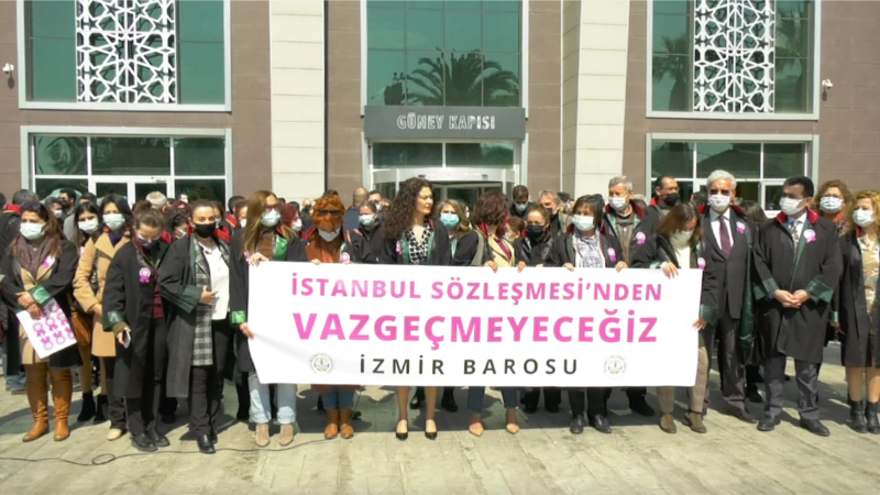 İzmir Barosu’ndan İstanbul Sözleşmesi Tepkisi