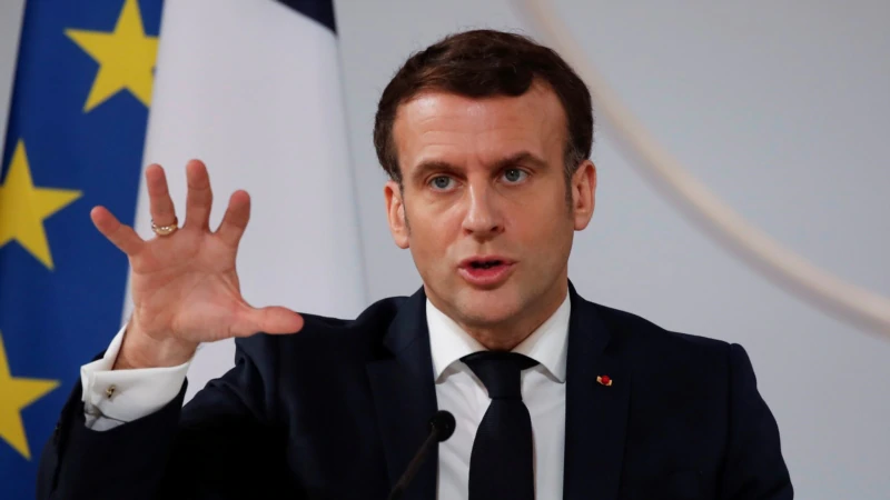 Macron Fransız Halkına Tarih Verdi