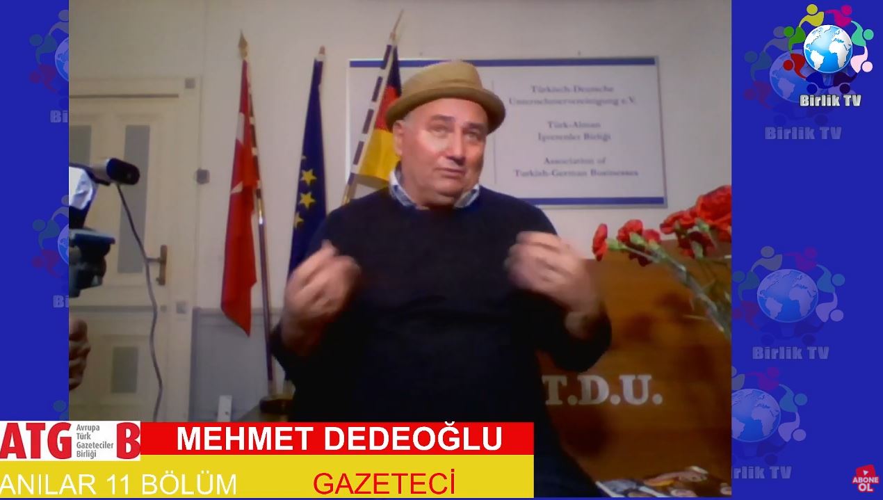 Mehmet Dedeoğlu gazetecilik anılarını anlattı