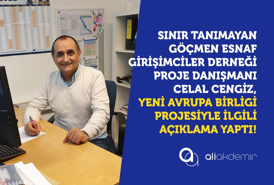 Proje Danışmanı Celal Cengiz Yeni “Avrupa Birliği Projesi”ni Tanıttı