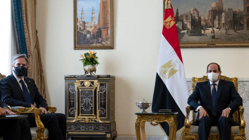 Blinken Mısır’da Sisi’yle Görüştü