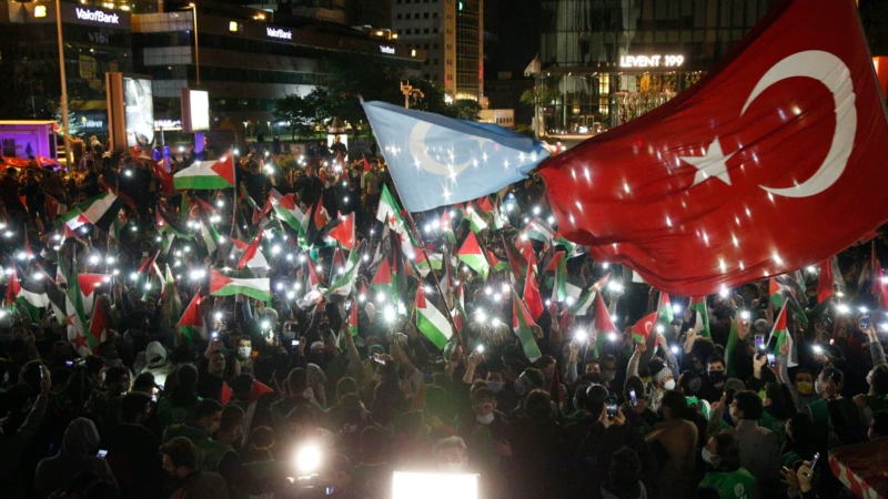 İstanbul’da İsrail Protesto Edildi
