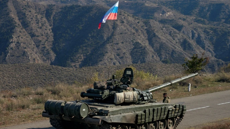 Rus Ordusu Azerbaycan Sınırı Yakınlarında Mevzileniyor 