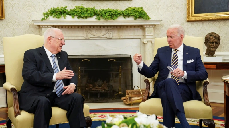 Biden Beyaz Saray’da İsrail Cumhurbaşkanını Ağırladı 