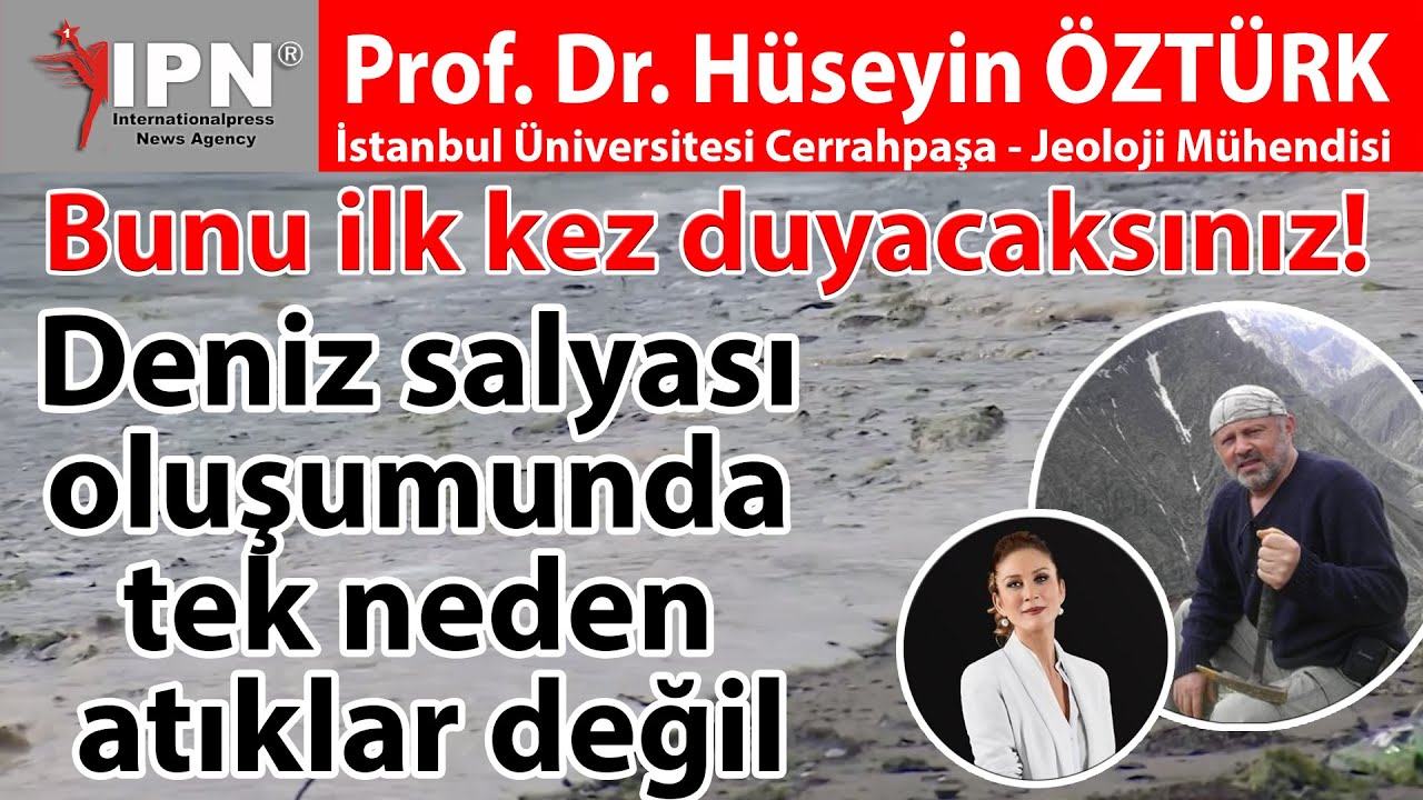 Deniz salyası oluşumunda tek neden atıklar değil