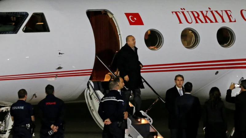 Dışişleri Bakanı Çavuşoğlu İki Günlük Resmi Ziyaret İçin Fransa’da