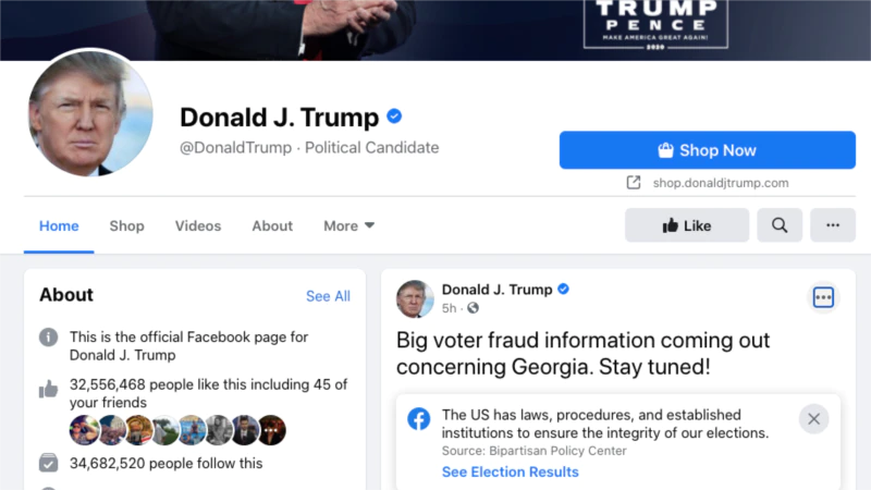 Trump’tan Facebook Twitter ve Google’a Dava 