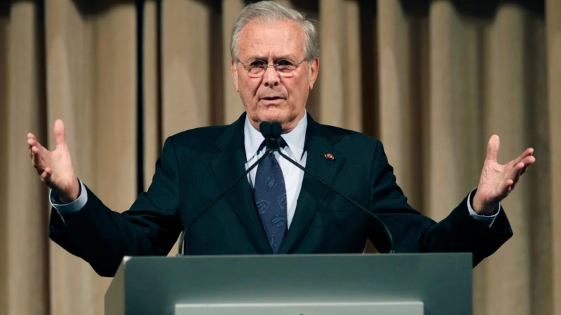 Irak Savaşı’nın Mimarlarından Rumsfeld Öldü 
