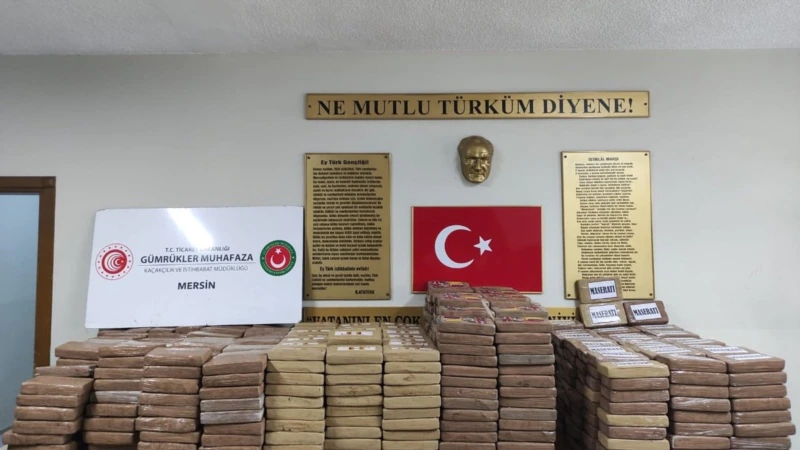 Mersin Limanı’nda 1 Ton Kokain Ele Geçirildi