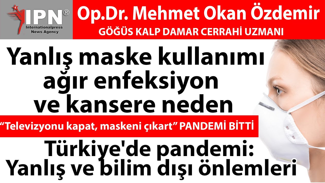 Yanlış maske kullanımı kansere neden oluyor