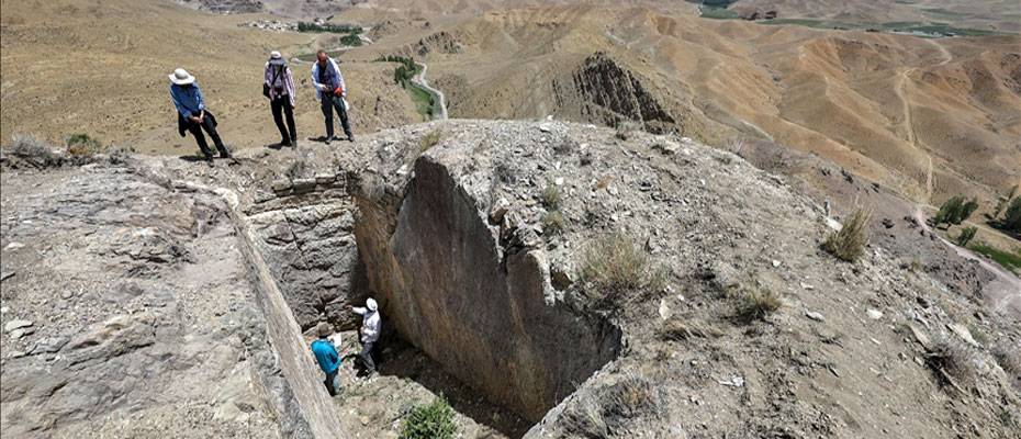 Van’da Urartular dönemine ait yeni bir kale kalıntısı tespit edildi