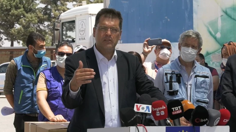 AB Komiseri Hatay'da: "Sınır Kapısı Açık Kalmalı"