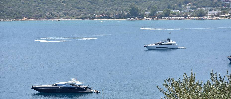 El değmemiş koyların ‘milyon dolarlık’ misafirleri denizlere renk kattı