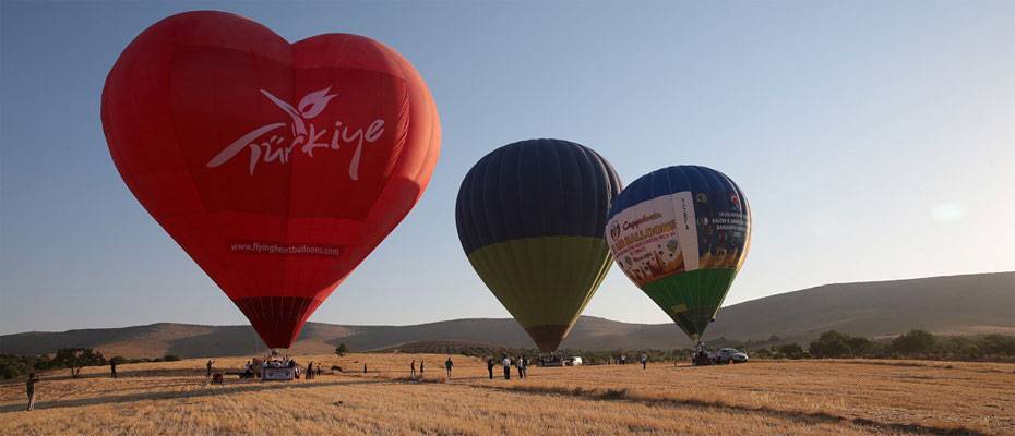 Göbeklitepe’de sezonun ilk sıcak hava balonu uçuşu gerçekleştirildi