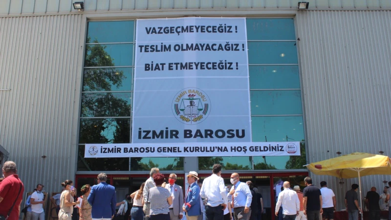 İzmir Barosu’nda 9 Ay Gecikmeli Genel Kurul