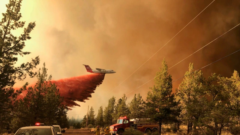 Oregon'daki Yangın Kontrol Altına Alınamıyor