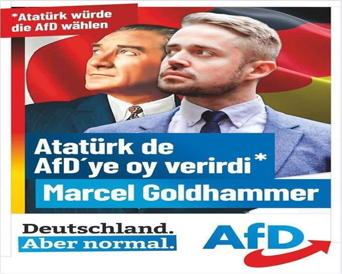 Irkçı AfD`nin Atatürk’ün ismi ve resmini kullanmasına tepkiler büyüyor