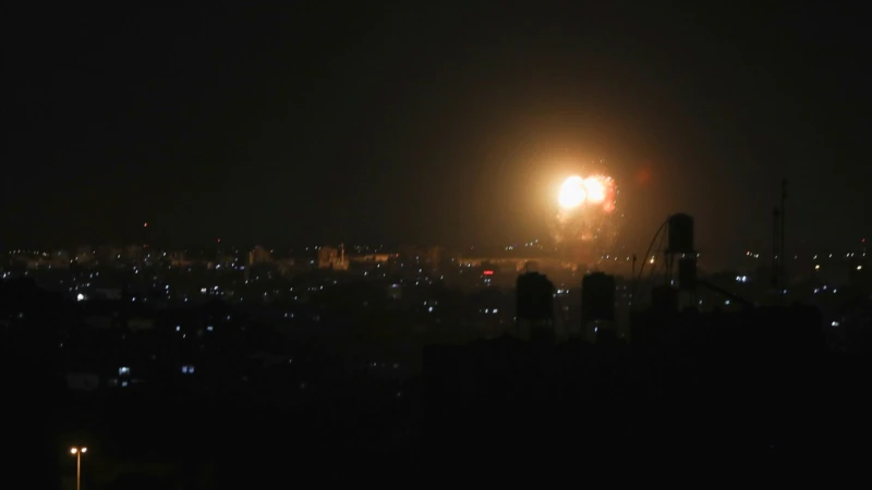 İsrail Gazze’ye Hava Saldırısı Düzenledi