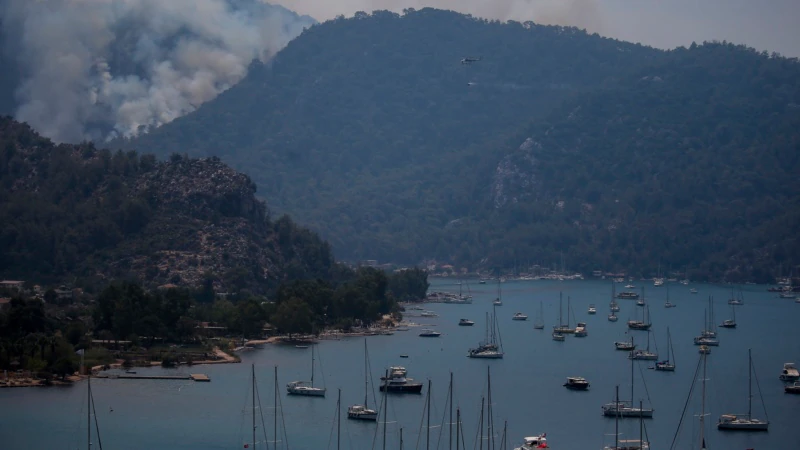 Orman Yangınları Turizmi de Vurdu 