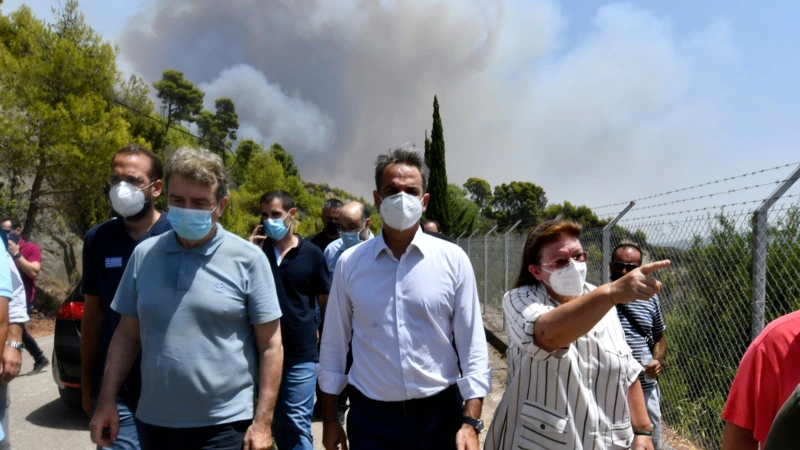 Orman Yangınları Yunanistan’da Kabineyi Değiştiriyor