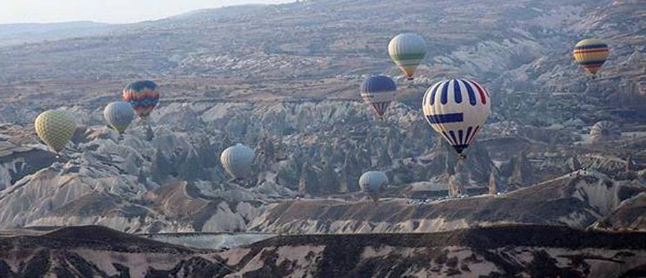 Sıcak hava balonları Büyük Taarruz’un 99. yıl dönümü için havalandı