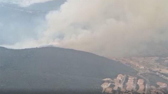 Sicilya adası orman yangınlarıyla mücadele ediyor