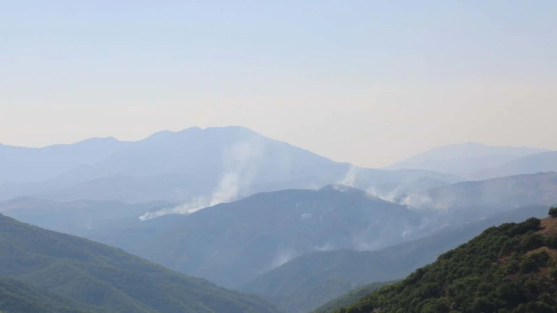 Tunceli’deki Yangına Günler Sonra Havadan Müdahale