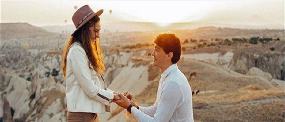 Cedi Osman evlilik teklifi için Kapadokya’yı seçti