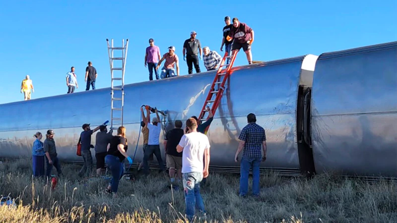 Montana’da Tren Kazası
