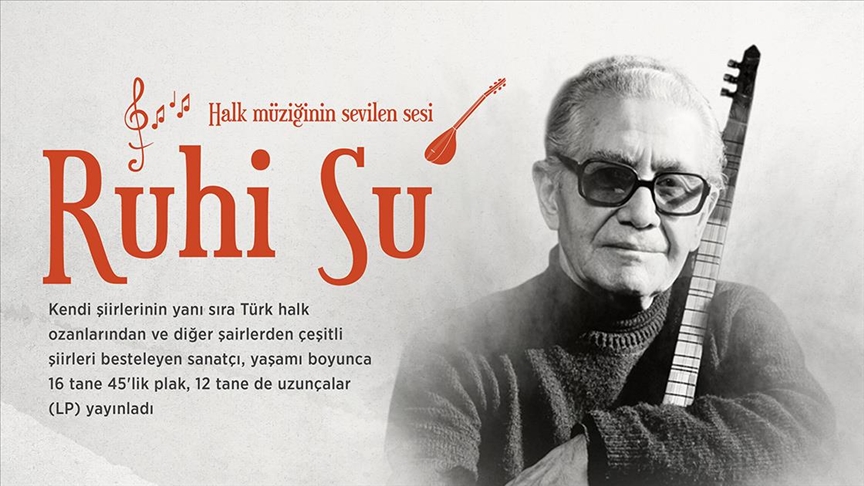 Halk müziğinin sevilen sesi: Ruhi Su