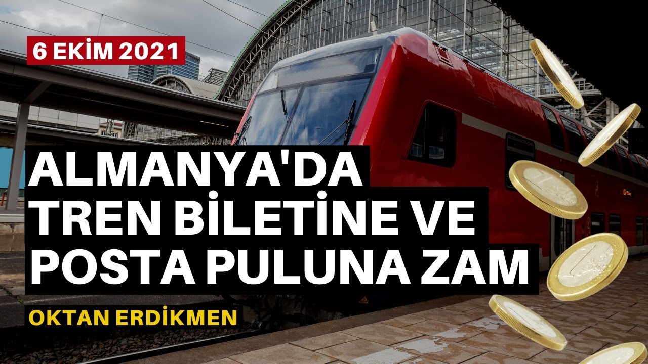 Almanya’da tren biletine ve posta puluna zam