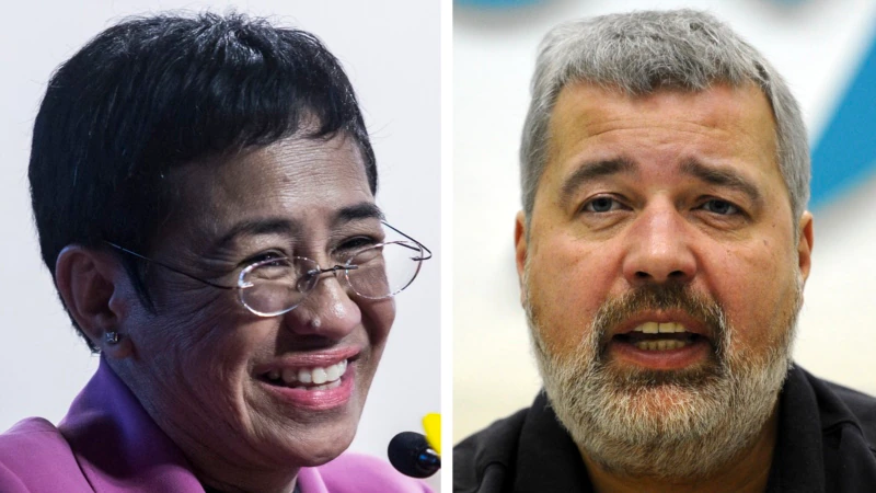 Nobel Ödülü Alan İki Gazeteciye Tebrik Yağıyor