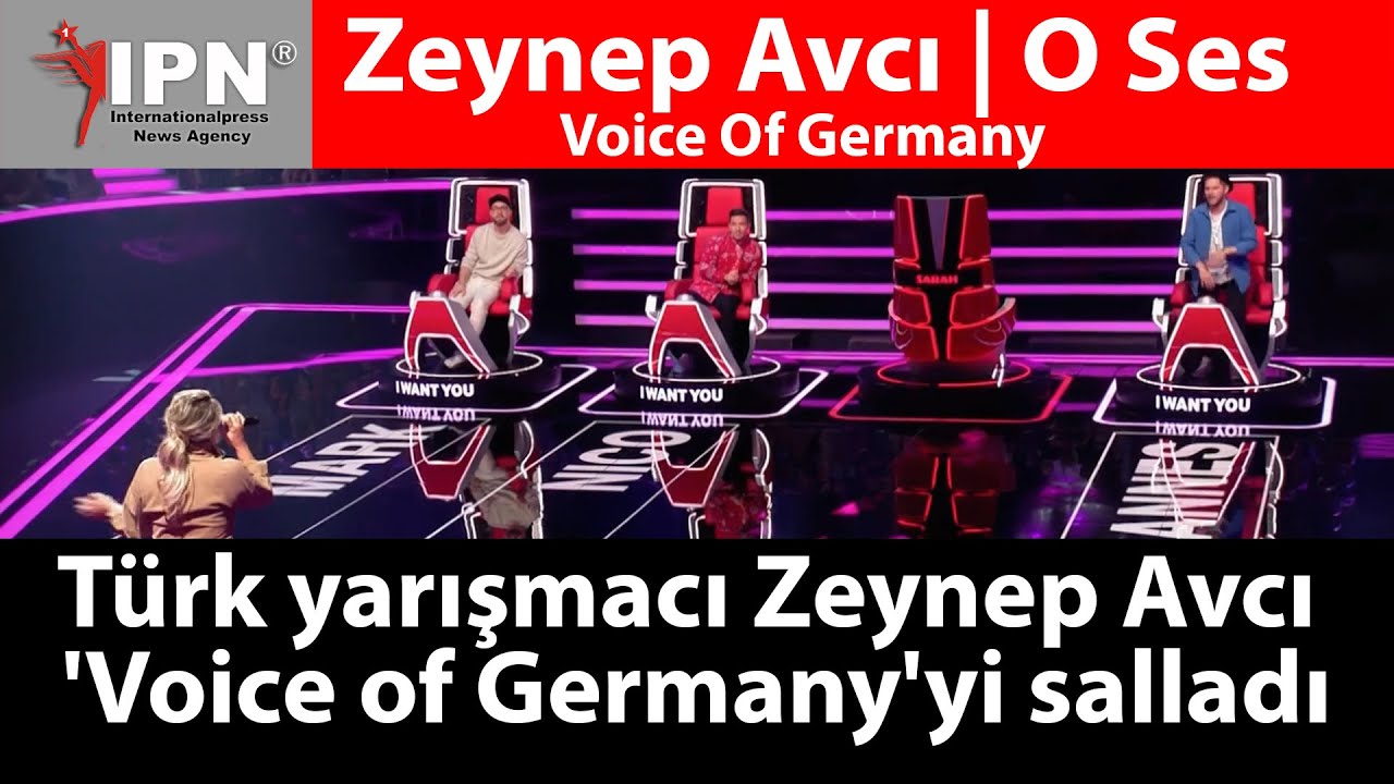 O ses Almanya yarışmasında jüriyi ayakta alkışlatan Zeynep Avcı