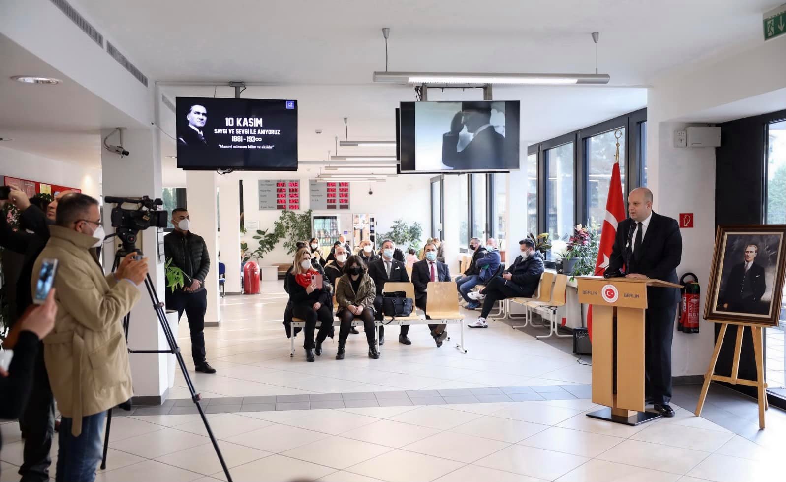 Büyük Önder Atatürk, vefatının 83. Yılında Berlin`de anıldı