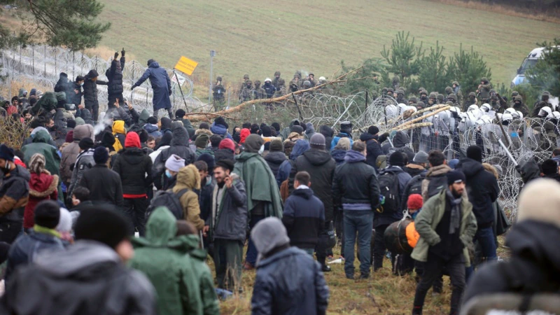 Belarus-Polonya Sınırında Göçmen Krizi