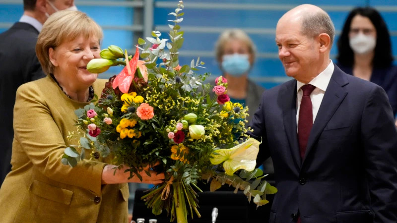 Angela Merkel Veda Ediyor