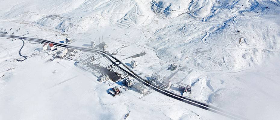 Erciyes’in yüksek kesimlerinde kar kalınlığı 50 santimetreye ulaştı