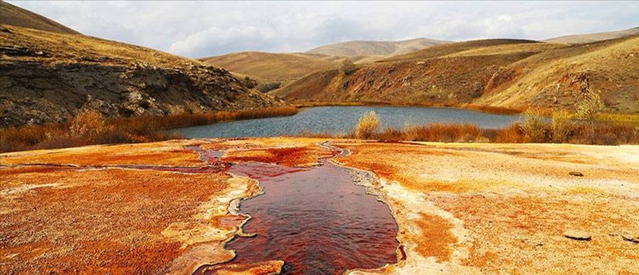 Erzincan’ın travertenli gölü turizme kazandırılacak